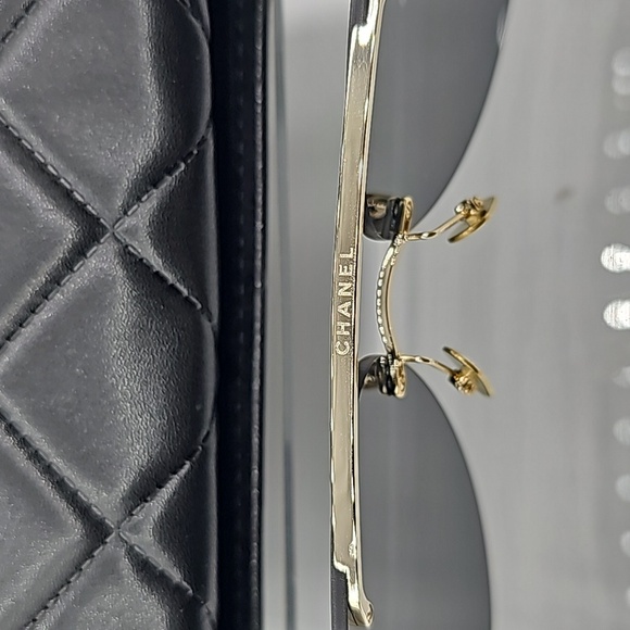 CHANEL PILOT TITANIUM SUNGLASSES UNISEX CHANEL 4285 T C395S4 - Picture 6 of 13